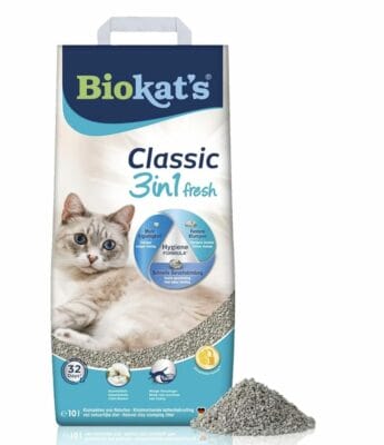 Biokat's Classic fresh 3in1 Katzenstreu mit Cotton Blossom-Duft