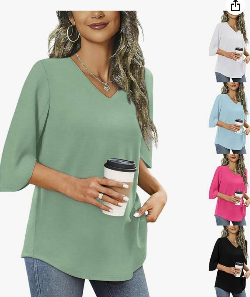 Chiffon Bluse für Damen – 50% Rabatt