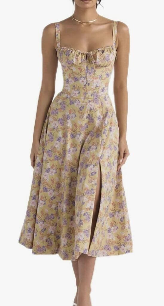 Damen Sommerkleid mit Spaghettiträgern – 50% Rabatt