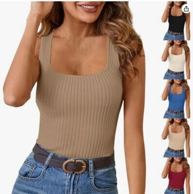 geripptes top