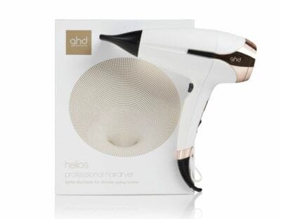 ghd helios Haartrockner: Professionell, bürstenloser Motor, Ionen Technologie, schnelle Trocknung, reduziert Frizz, ergonomisches Design.