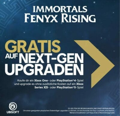 "Immortals Fenyx Rising" mit next gen upgrade