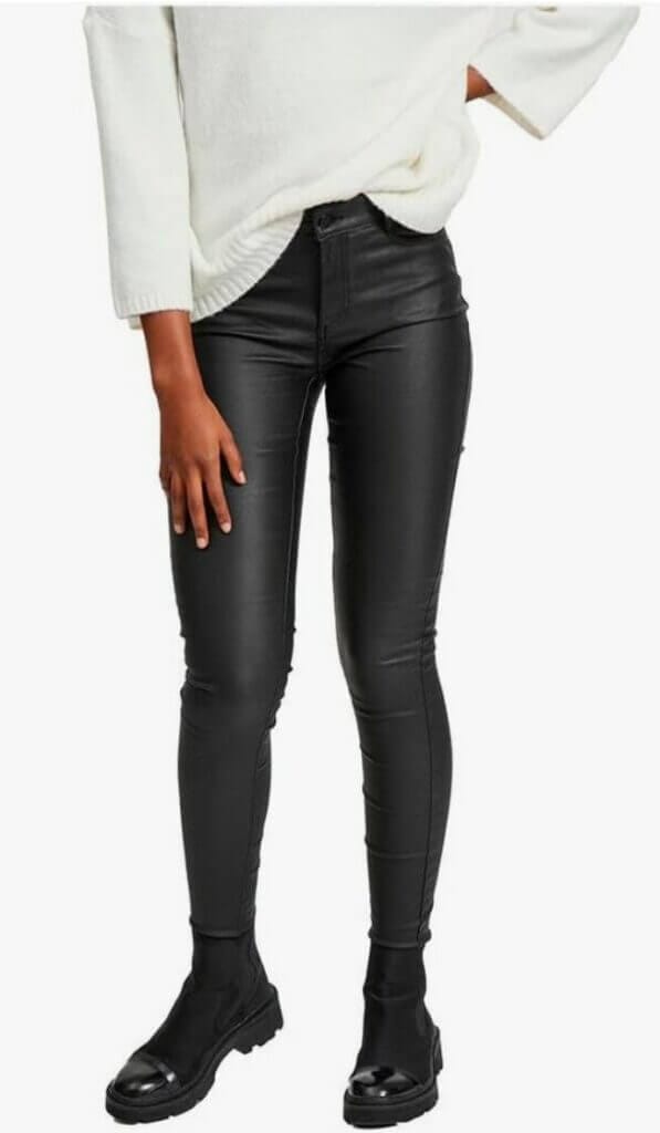 Vila 14036194 VICOMMIT Coated RWSS New Pant-NOOS – 43% Rabatt