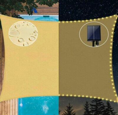 LED Solar Sonnensegel
