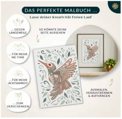 Lebenskompass Malbuch