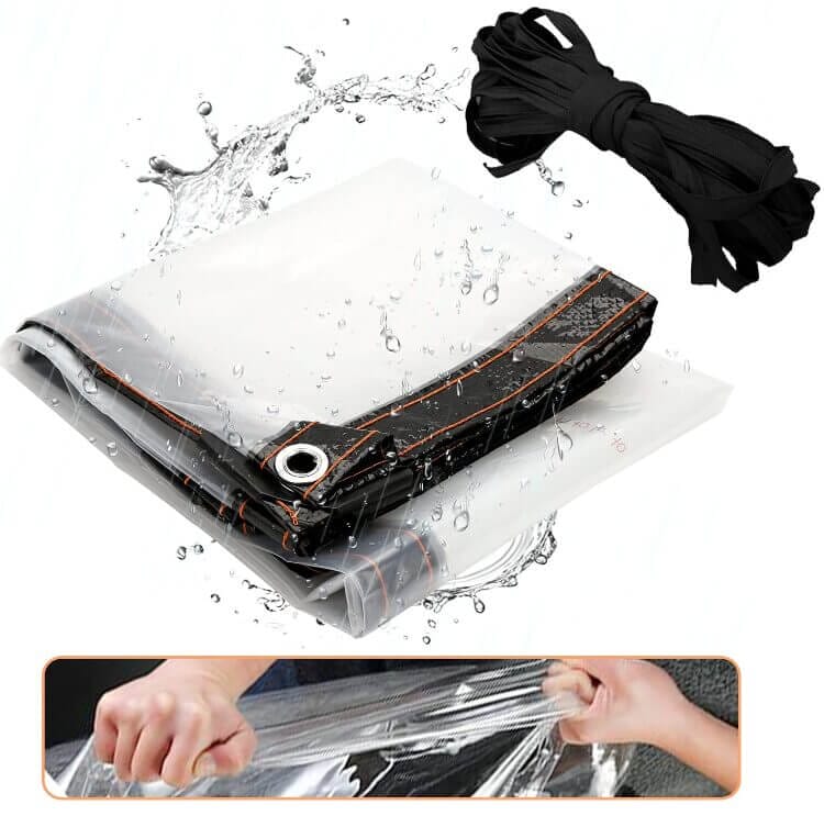 Yugodex transparente, wasserfeste Plane (3x2m) – 30% Rabatt