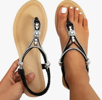 Flache Sandalen Damen Flache Sandalen im eleganten Design für viele Situationen