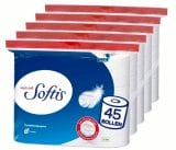 Softis Toilettenpapier 4-lagig | 45 Rollen-Packung (5 x 9 Einzelpackungen) – 29% Rabatt