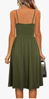 Damen Sommerkleid in Knielänge aus hochwertigem Material