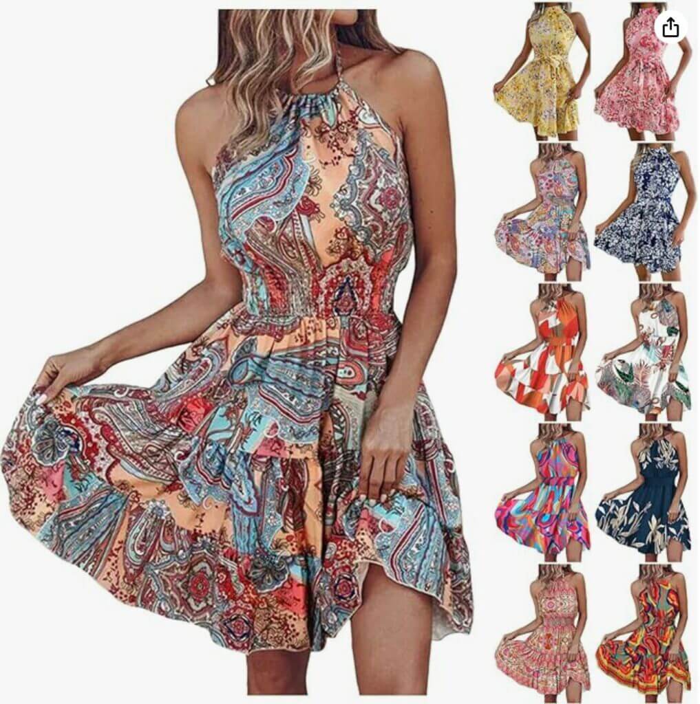 Sommerkleid für Damen – 50% Rabatt