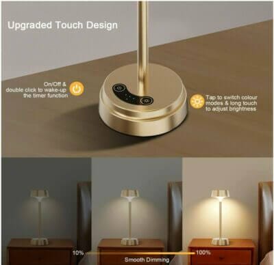 Dimmbare Tischlampe