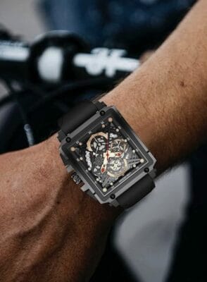 LIGE Uhr für Herren mit Silikonarmband