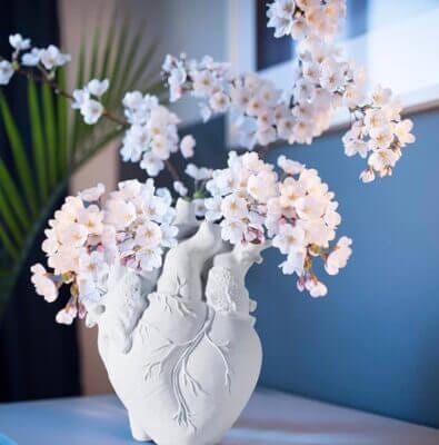 Dekorative Herz Vase 