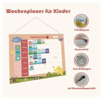 Wochenplaner für Kinder