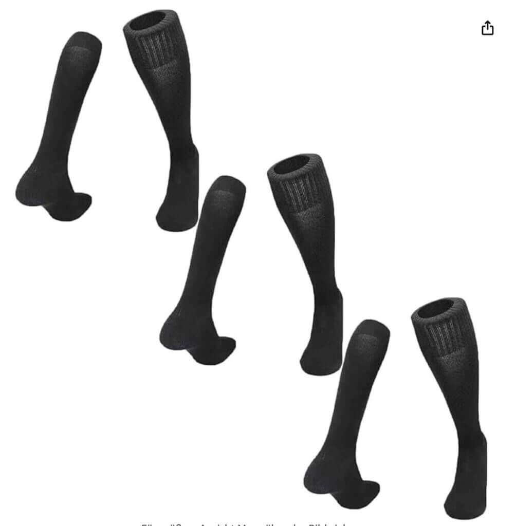 3 Paar Fußballsocken – 50% Rabatt