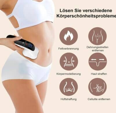 Anwdendungsbeispiele Cellulite Massagegerät