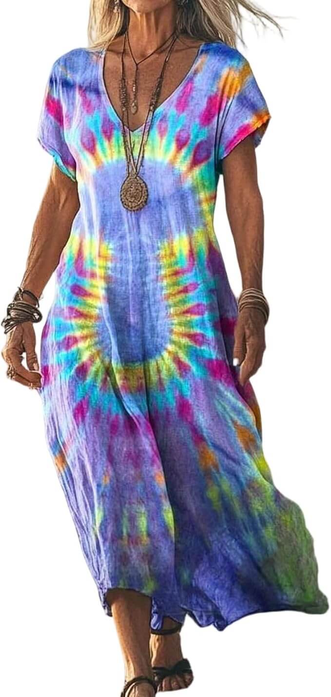 Damen Boho Sommerkleid – 30% Rabatt