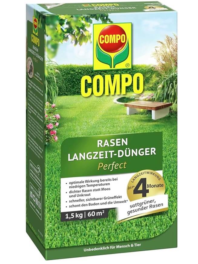 Sparpreis: COMPO Rasendünger mit Langzeitwirkung – keine Chance für Moos und Unkraut – 40% Rabatt