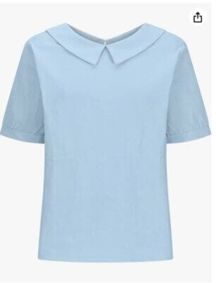 Damen Hemdbluse hellblau 