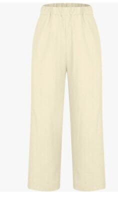 leichte Damen Sommerhose beige 