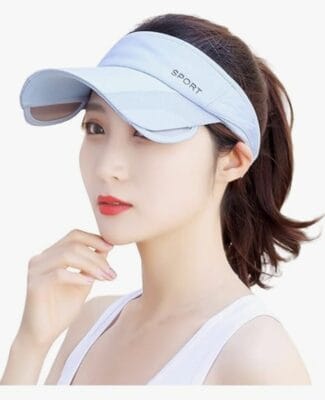 Damen Visor Sonnen Schirmmütze