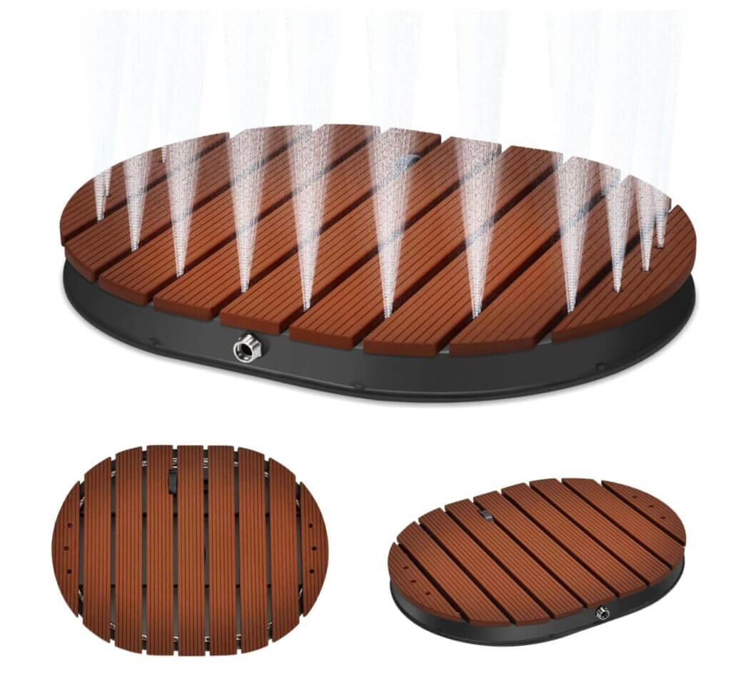 Daromigo Bodendusche Gartendusche mit 22 Kupferdüsen – 30% Rabatt