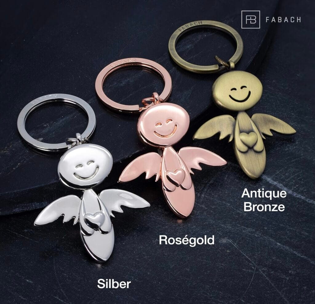 Ein tolles Geschenk: FABACH Schutzengel Schlüsselanhänger Smile mit Herz – 49% Rabatt