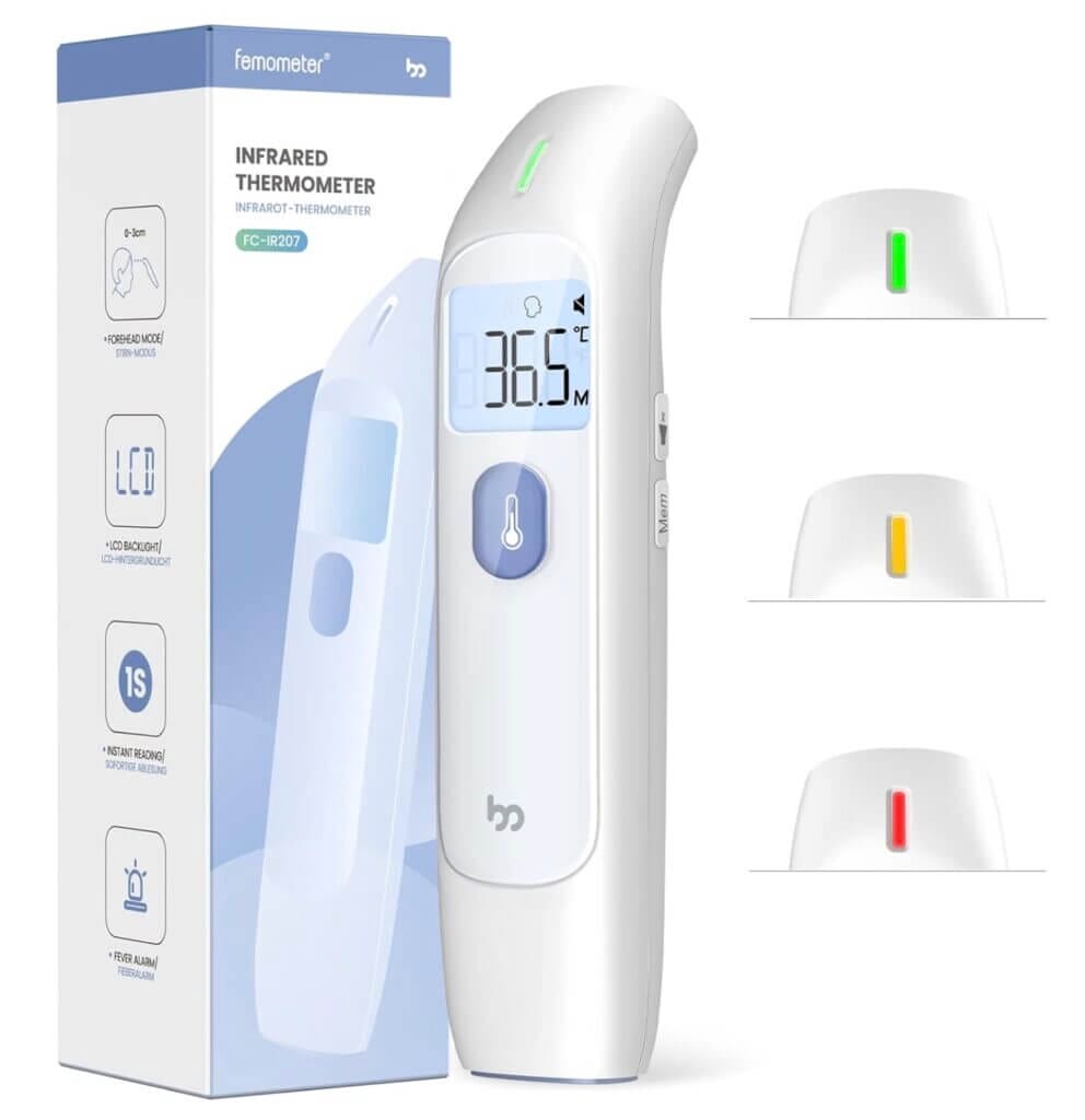 Kontaktloses Fieberthermometer für Erwachsene, Kinder und Babys – 48% Rabatt