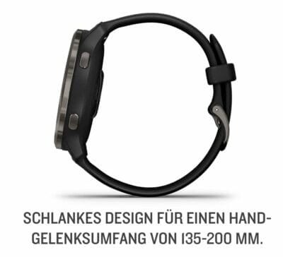 Garmin Venu 2 GPS-Fitness-Smartwatch mit AMOLED-Display, 25 Sport-Apps, Garmin Pay, Musik, Schlafanalyse und mehr.