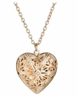 Kette mit Herz-Medaillon Halskette