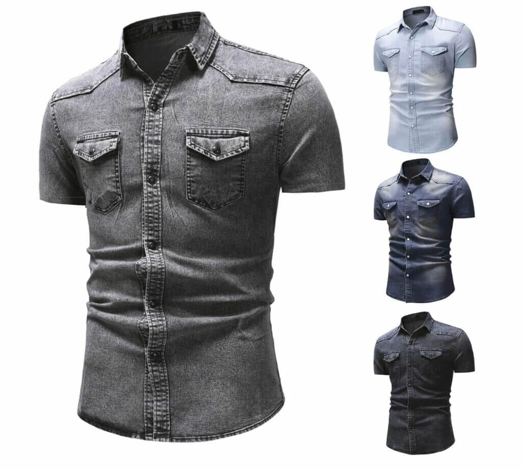 Jeanshemd für Herren – 50% Rabatt