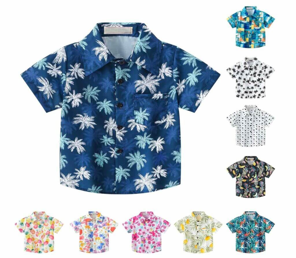 XINYUNZU Kinder Hawaii Hemd – 70% Rabatt
