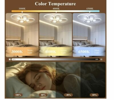 Gönn dir jetzt die OTREN LED Deckenleuchte und bringe modernes Design und flexible Beleuchtung in dein Zuhause. 