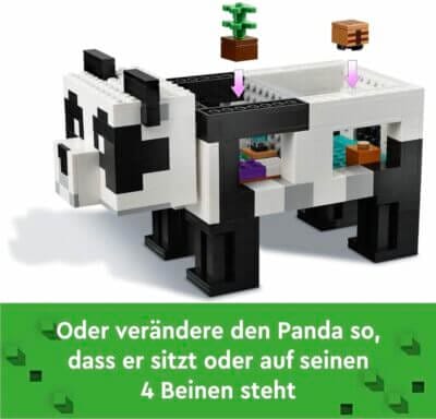 LEGO Minecraft Das Pandahaus: Kreatives Bauen und Spielen mit beweglichem Panda-Haus. Ideal für Kinder ab 8.