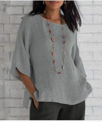 Hol dir jetzt deine Damen Leinenbluse und genieße einen Sommer voller Stil und Komfort!