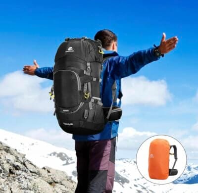Lixada 60L Trekkingrucksack: wasserdicht, komfortabel, geräumig. Perfekt für Bergsteigen, Klettern, Trekking & Reisen.
