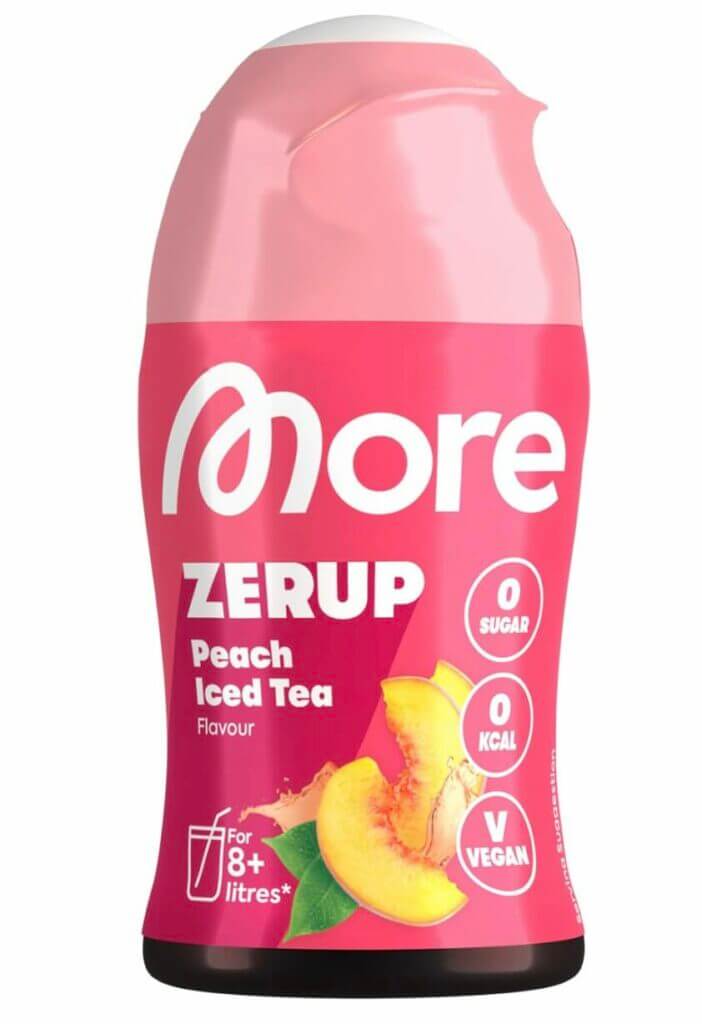 MORE Zerup Peach Ice Tea Sirup – 30% Rabatt