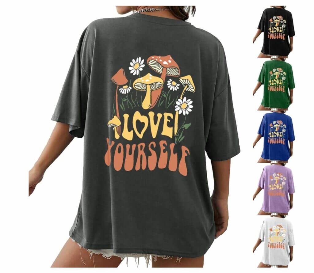 Damen Oversize T-Shirt – 50% Rabatt