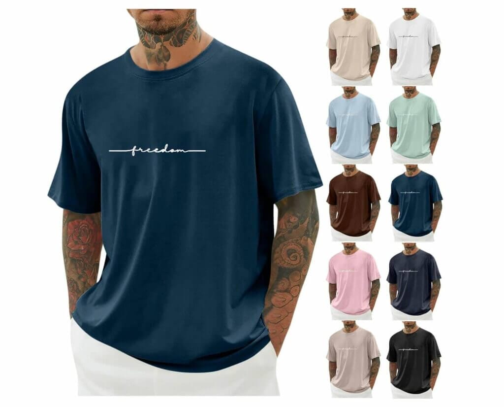Oversized T-Shirt für Herren – 50% Rabatt
