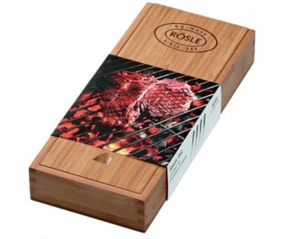 Hochwertiges 4-tlg. Steakmesser-Set von RÖSLE für perfekten Fleischgenuss. Ideal für Küche und Grill.
