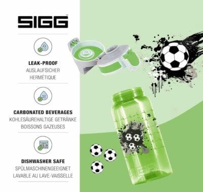 SIGG Viva One Trinkflasche SIGG Viva One Kinder Trinkflasche: auslaufsicher, BPA-frei, für kohlensäurehaltige Getränke, spülmaschinenfest.