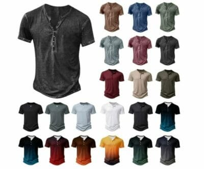 Dyhxuan T-Shirts für Herren: Retro, komfortabel, vielseitig. Perfekt für Freizeit, Streetwear und Sommer!