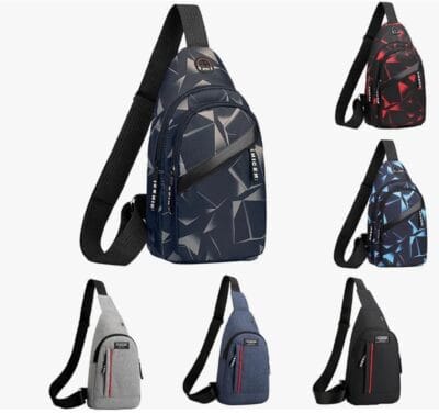 Sling Brusttasche in verschiedenen Farben