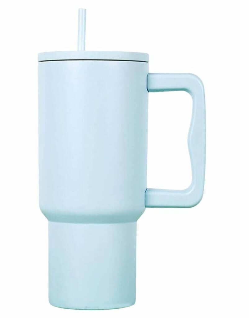 Generisch Thermobecher mit Strohhalm – 50% Rabatt