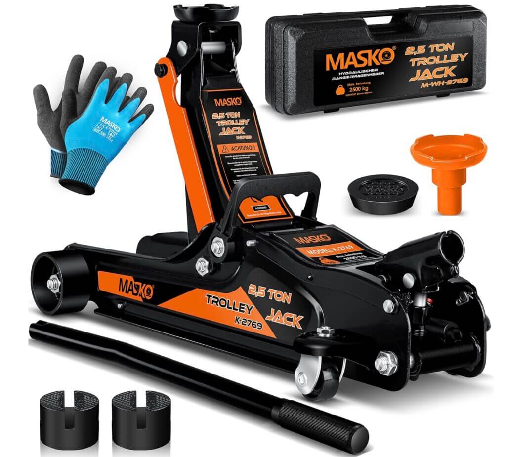 MASKO® Wagenheber hydraulisch 2,5T – 26% Rabatt