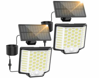 Collasis Solarlampen für Außen mit Bewegungsmel