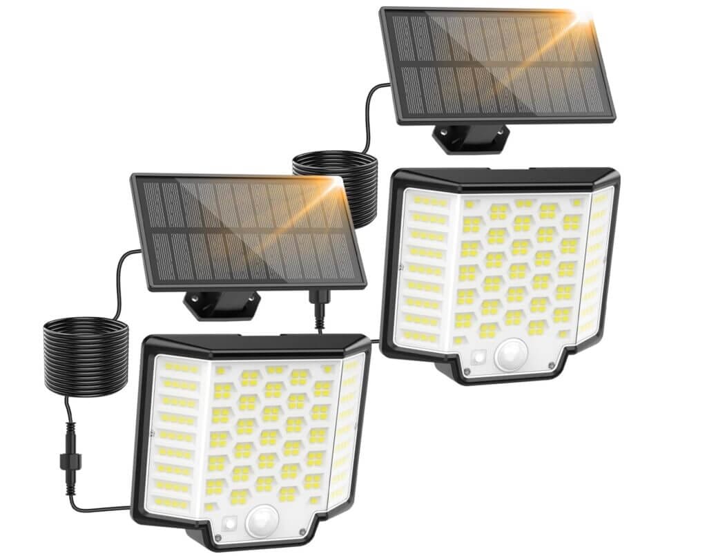 Collasis Solarlampen für Außen mit Bewegungsmelder – 50% Rabatt