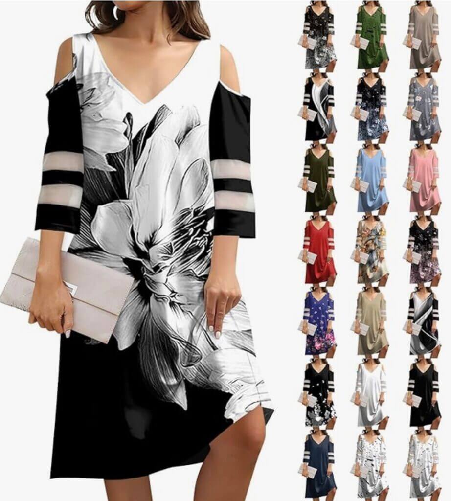 Litale Damen Kleid – 50% Rabatt