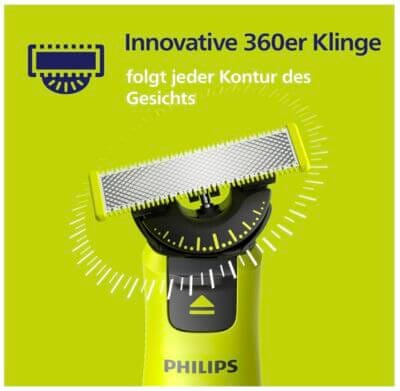 Philips OneBlade innovative 360er Klinge