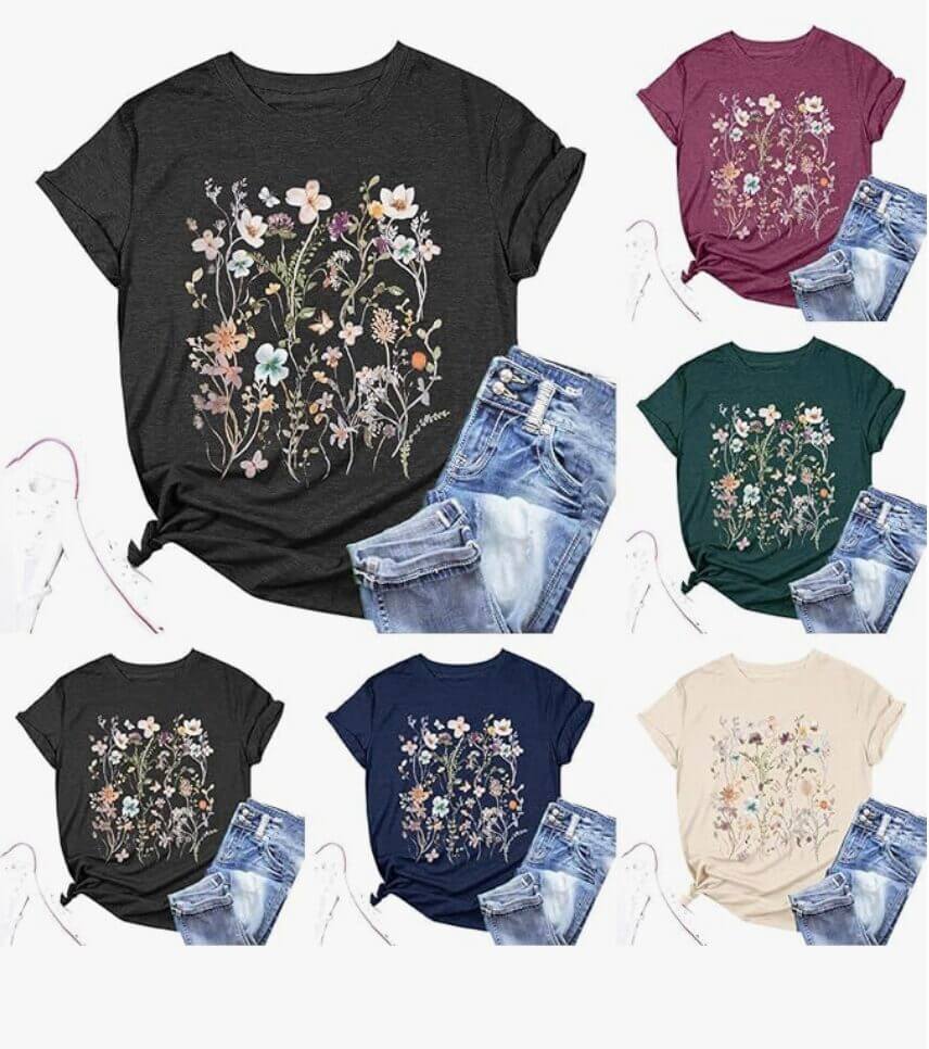 Pusteblume T-Shirt für Damen – 50% Rabatt
